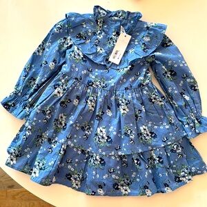 Janie and Jack floral smocked dress size 2t NWT